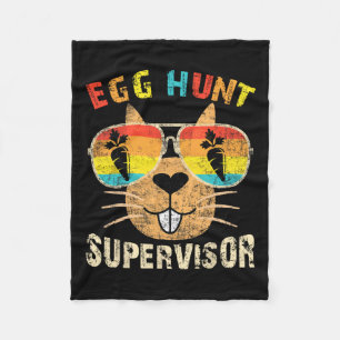 Hüter der Eierjagd Retro Ei Jagd Party Mama Da Fleecedecke