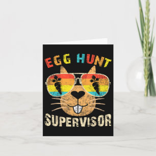 Hüter der Eierjagd Retro Ei Jagd Party Mama Da Karte