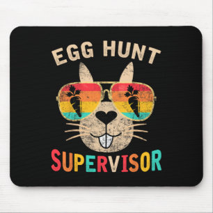 Hüter der Eierjagd Retro Ei Jagd Party Mama Da Mousepad