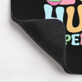 Hüter der Eierjagd Retro Ei Jagd Party Mama Da Mousepad (Ecke)