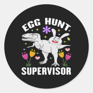 Hüter der Eierjagd und Mamas der Eierjagd Runder Aufkleber