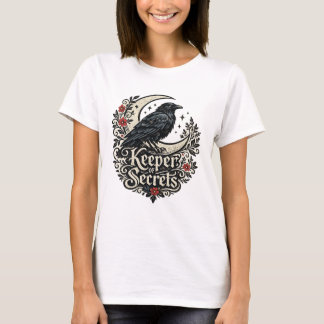 Hüter der Geheimnisse Raven Moon Gothic Cottagecor T-Shirt
