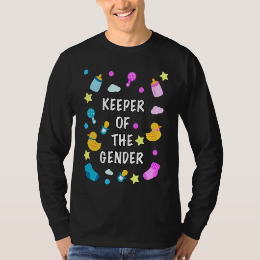 Hüter der Geschlechtsenthüllung T-Shirt (Vorderseite)