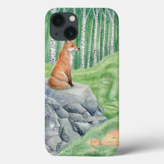 Hüter des Birch Glen iPhone 7/8 Case Fox Art (Rückseite)