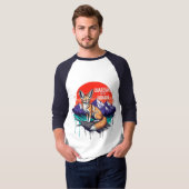 Hüter des Horizonts - Fennec Fox Sunset Mount T-Shirt (Vorne ganz)