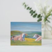 Hüter des Tals Postkarte (Stehend Vorderseite)