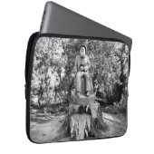 Hüter des Waldes Laptopschutzhülle (Vorne Rechts)