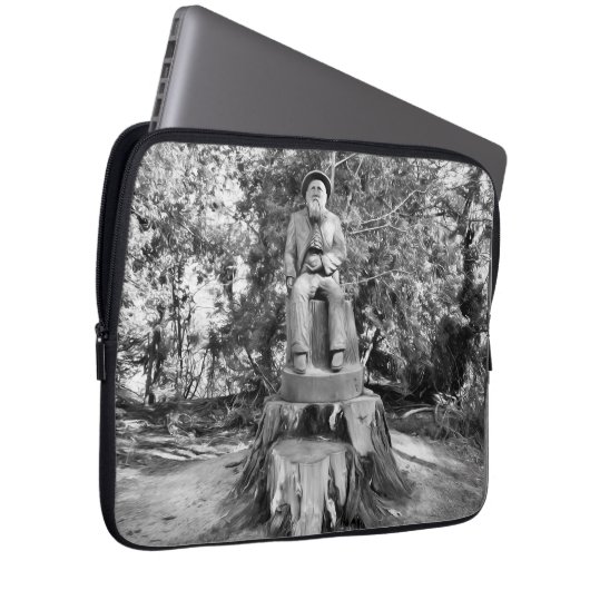 Hüter des Waldes Laptopschutzhülle (Vorne Rechts)