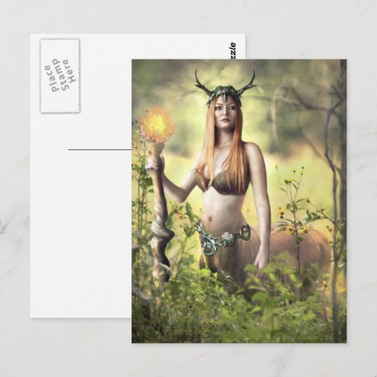 Hüter des Waldes - Postkarte (Vorne/Hinten)