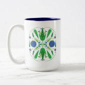 Hüterin der Blaubeeren 15oz. Tasse (Links)