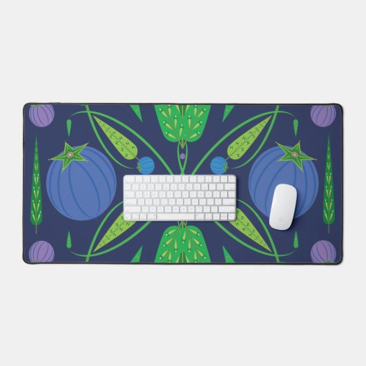 Hüterin der Blueberries Desk Mat Schreibtischunterlage (Tastatur & Maus)