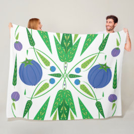 Hüterin der Blueberries-Fleece (3 Größen) Fleecedecke