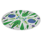 Hüterin der Blueberries Glass Cutting Boards Schneidebrett (Ecke)