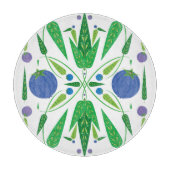 Hüterin der Blueberries Glass Cutting Boards Schneidebrett (Vorderseite)