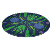 Hüterin der Blueberries Glass Cutting Boards Schneidebrett (Ecke)