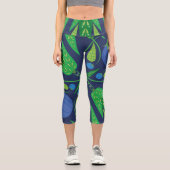 Hüterin der Blueberries Hochwaisted Capris (Vorderseite)