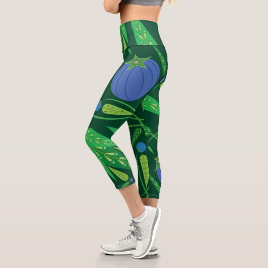 Hüterin der Blueberries Hochwaisted Capris (Links)