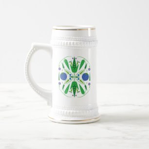 Hüterin der Blueberries Stein Bierglas