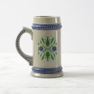 Hüterin der Blueberries Stein Bierglas