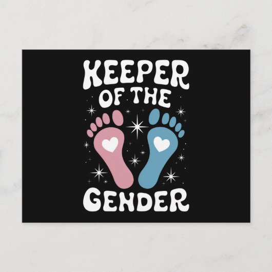 Hüterin der Familie des weiblichen Party Postkarte (Vorderseite)