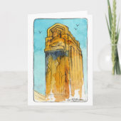 Hüterin der geklappten Grußkarte Karte (Vorderseite)