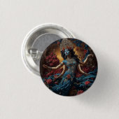 Hüterin der heiligen Göttin Kali Button (Vorne & Hinten)