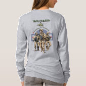 Hüterin der Nation | Frauen Langschläfchen T-Shirt (Rückseite)