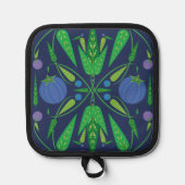 Hüterin des Blueberries Pot Holders Topflappen (Vorderseite)