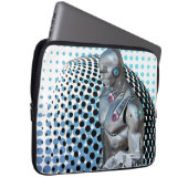 Hüterin des digitalen Reiches Laptopschutzhülle (Vorne Rechts)