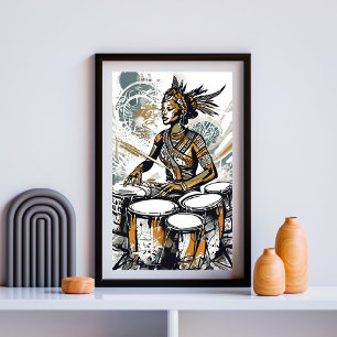 Hüterin des ewigen Beats Poster