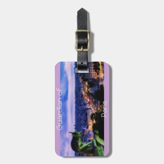 Hüterin von Paris Gepäckanhänger (Vorderseite vertikal)
