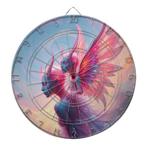 Hüterinnen des Himmels – Elara & Vireya Dartscheibe