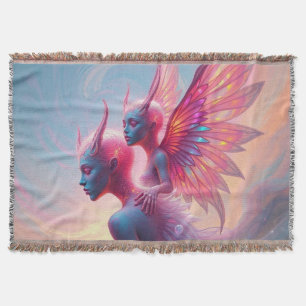 Hüterinnen des Himmels – Elara & Vireya Decke