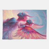 Hüterinnen des Himmels – Elara & Vireya Geschirrtuch (Horizontal)