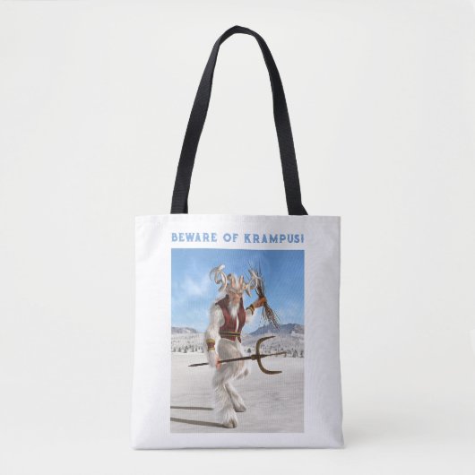 Hütet euch vor dem Krampus! Tasche (Vorderseite)