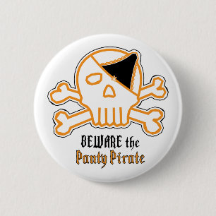 Hütet euch vor dem Schlüpferpiraten Button
