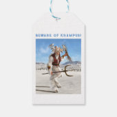 Hütet euch vor Krampus! Geschenkanhänger (Rückseite)
