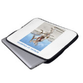 Hütet euch vor Krampus! Laptopschutzhülle (Vorne Knopf)