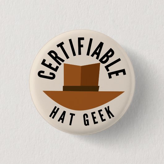 Hutgeek-Button Button (Vorderseite)