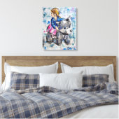 Hutou Leinwanddruck (Insitu (Schlafzimmer))