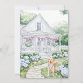 Hütte 4. Juli Feiertagskarte (Vorderseite)