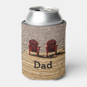 Hütte Adirondack Chairs Vater Dosenkühler (Kanne Vorderseite)