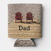 Hütte Adirondack Chairs Vater Dosenkühler (Vorderseite)
