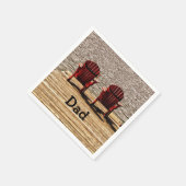 Hütte Adirondack Chairs Vater Serviette (Ecke)