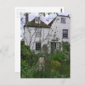 Hütte am Meer Postkarte (Vorne/Hinten)