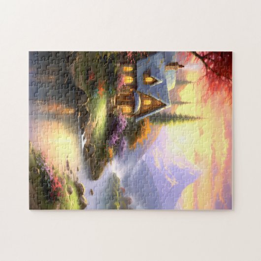 Hütte am Puzzle (Horizontal)