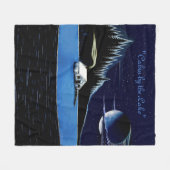 "Hütte am See" Fleece Blanket Version 2 (Vorderseite (Horizontal))