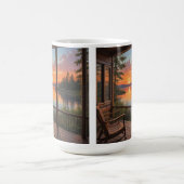 Hütte am See Kaffeetasse (Mittel)