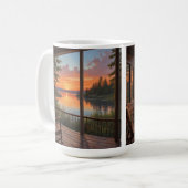 Hütte am See Kaffeetasse (Vorderseite Links)
