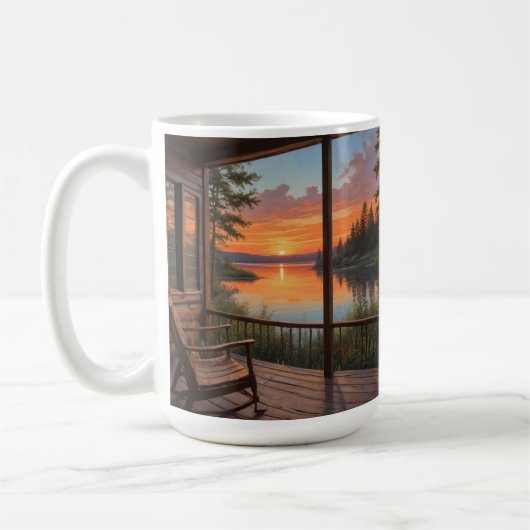 Hütte am See Kaffeetasse (Links)